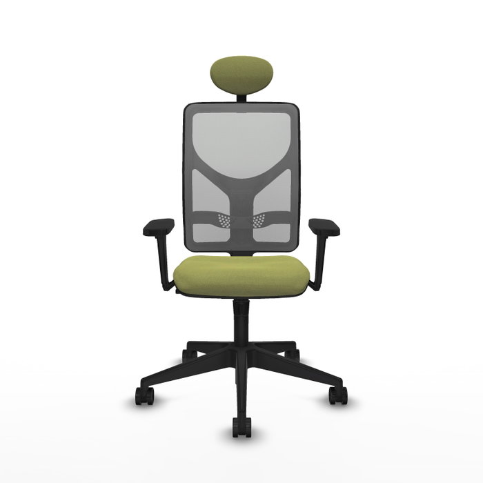 PIQUERAS Y CRESPO Silla de oficina Motilla con mecanismo Sincro, Verde oliva y Gris PIQUERAS Y CRESPO Silla de oficina Motilla con mecanismo Sincro, Verde oliva y Gris