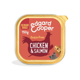Edgard Cooper EC Canine Senior Pollo y Salmón 11x150g