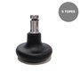 NOWY STYL Kit de 5 topes de nailon con perno de 11 mm