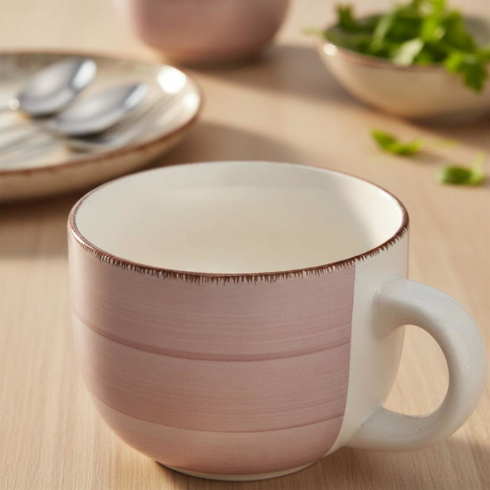 Quid Taza de desayuno Jumbo Vita Morning Peoni Rosa 47cl
