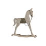 DKD Home Decor Figura de Caballo en Mango y Metal, Natural/Plateado
