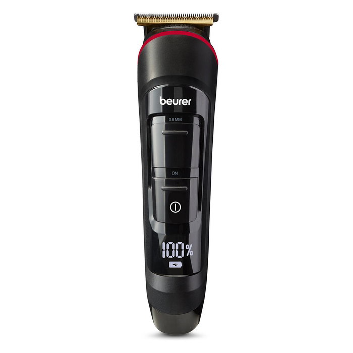 Beurer MN9X Multigroomer, recortador y cortapelos para barba y cuerpo, color negro