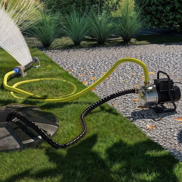 SFA Bomba Sanijet 4-50 Autocebante, Bomba Centrífuga para Riego de Jardín con Depósito