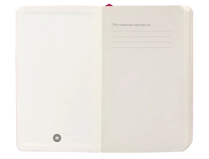 Antartik Cuaderno A6 Tapa Blanda Cuadriculado Burdeos 100 Hojas 80gr FSC