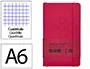 Antartik Cuaderno A6 Tapa Blanda Cuadriculado Burdeos 100 Hojas 80gr FSC