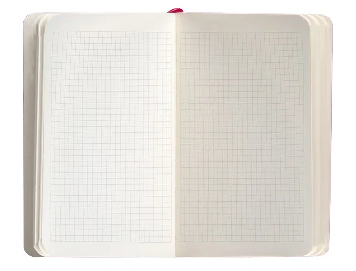 Antartik Cuaderno A6 Tapa Blanda Cuadriculado Burdeos 100 Hojas 80gr FSC