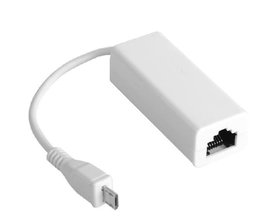 MicroConnect Adaptador Micro USB a Ethernet USBMICROETHB Blanco