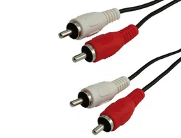Mediarange Cable RCA de audio y video de 3 m, negro