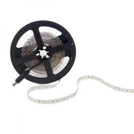 Tira LED SMD3528 12VDC 5M Blanco Frío 600 LEDs 48W 2400Lm 6000K