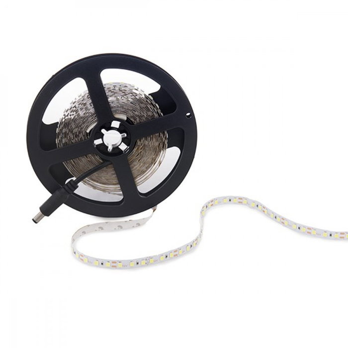Tira LED SMD3528 12VDC 5M Blanco Frío 600 LEDs 48W 2400Lm 6000K Tira LED SMD3528 12VDC 5M Blanco Frío 600 LEDs 48W 2400Lm 6000K