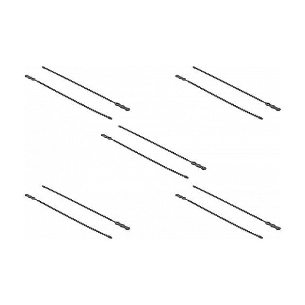 DeLOCK 18967 Bridas de bolas de poliamida, 310 x 4,5 mm, Negro, 10 unidades DeLOCK 18967 Bridas de bolas de poliamida, 310 x 4,5 mm, Negro, 10 unidades