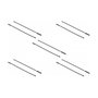 DeLOCK Brida de bolas reutilizable 310 x 4,5 mm Negro (10 piezas)