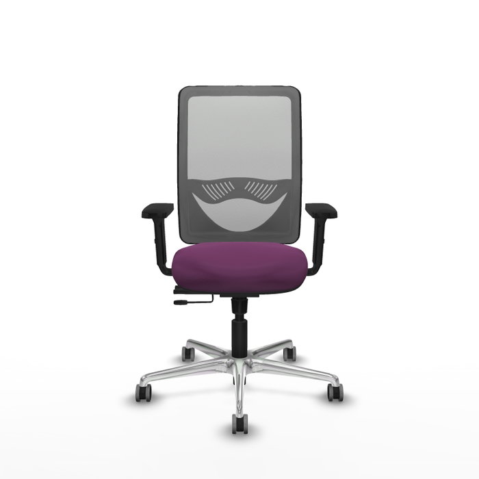 PIQUERAS Y CRESPO Silla de oficina Zulema con mecanismo Sincro/Traslack, Morado y Gris PIQUERAS Y CRESPO Silla de oficina Zulema con mecanismo Sincro/Traslack, Morado y Gris