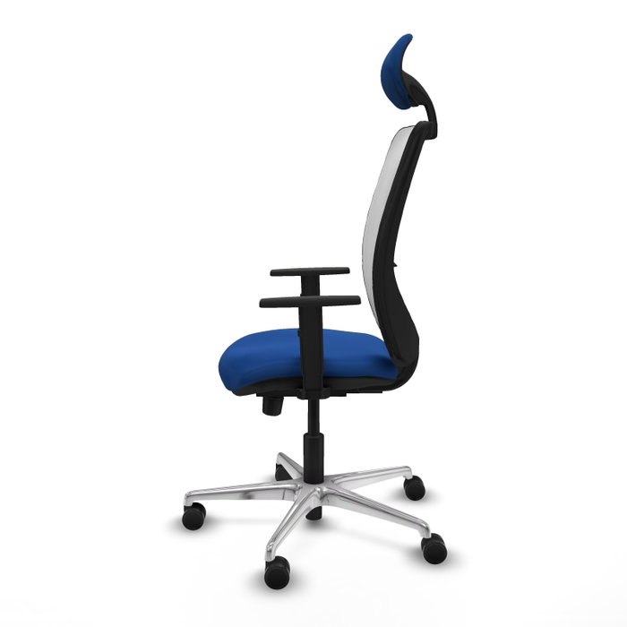 PIQUERAS Y CRESPO Silla de oficina Zulema Azul y Blanco