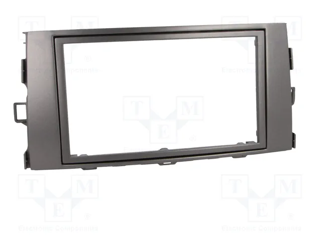 ACV Bastidor de montaje de radio para Toyota Auris 2007-2012, 2 DIN, antracita