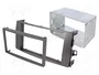 ACV Bastidor de montaje de radio para Toyota Auris 2007-2012, 2 DIN, antracita