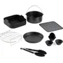 Domo Accesorios para AirFryer - 12 Piezas - Negro - DOM5411397176189