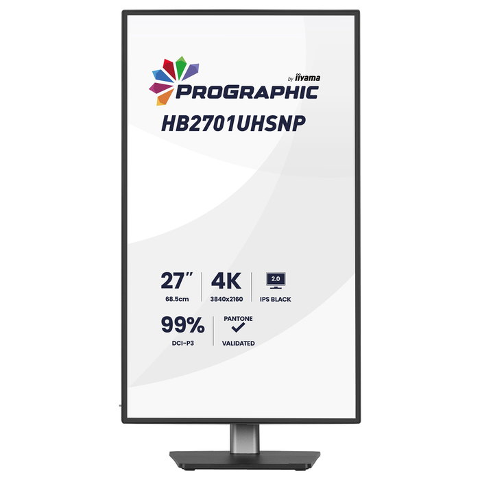 iiyama ProGraphic HB2701UHSNP-B1 27 pulgadas 4K IPS Black Monitor Negro