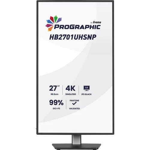 Iiyama HB2701UHSNP-B1 Monitor LED IPS 27 Pulgadas 68.5 CM 3840x2160 60 Hz