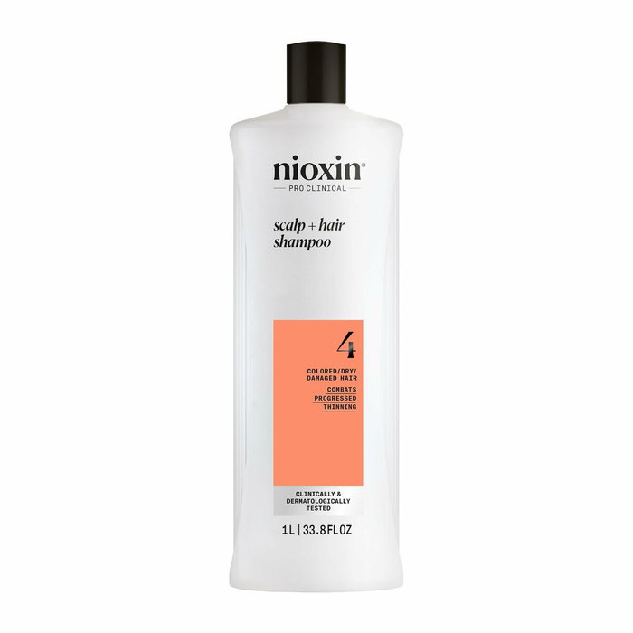 Nioxin Sistema 4 Champú para Cabello Teñido y Dañado 1000 ml