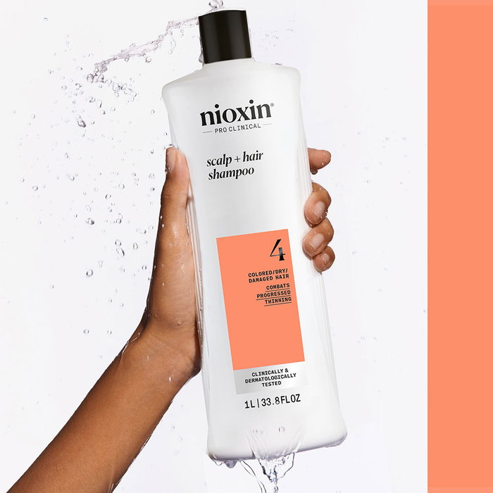 Nioxin Sistema 4 Champú Cabello Teñido y Dañado con Debilitamiento Avanzado 1000 ml