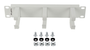 Lanberg AK-1702-S Organizador de cables 10 pulgadas 3 anillas tipo B gris