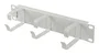 Lanberg AK-1702-S Organizador de cables 10 pulgadas 3 anillas tipo B gris