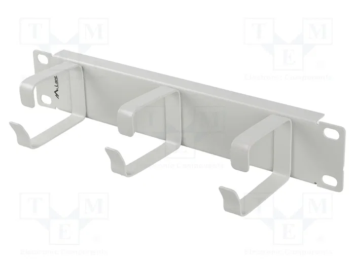 LANBERG Organizador de cables 1U gris 10 pulgadas LANBERG Organizador de cables 1U gris 10 pulgadas