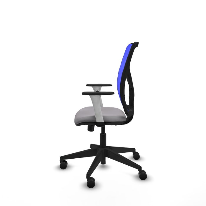 PIQUERAS Y CRESPO Silla de oficina Motilla con mecanismo Sincro, Gris y Azul PIQUERAS Y CRESPO Silla de oficina Motilla con mecanismo Sincro, Gris y Azul