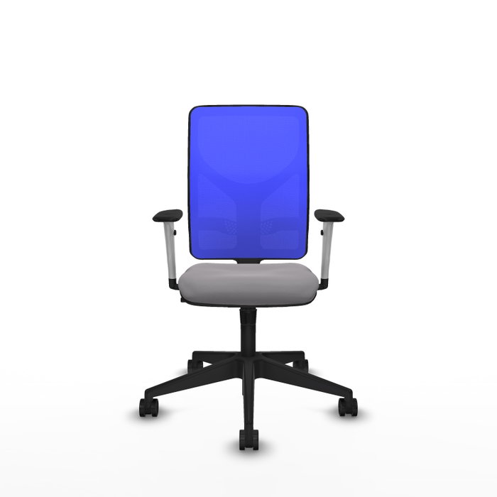 PIQUERAS Y CRESPO Silla de oficina Motilla con mecanismo Sincro, Gris y Azul PIQUERAS Y CRESPO Silla de oficina Motilla con mecanismo Sincro, Gris y Azul