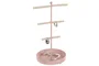 DKD Home Decor Joyero Metal Perla Rosa y Blanco