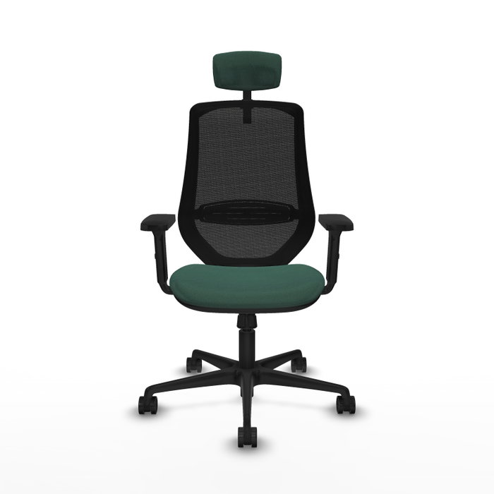 PIQUERAS Y CRESPO Silla de oficina Mardos con mecanismo Sincro, Verde botella y Negro PIQUERAS Y CRESPO Silla de oficina Mardos con mecanismo Sincro, Verde botella y Negro