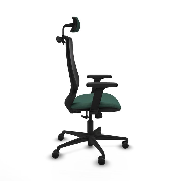 PIQUERAS Y CRESPO Silla de oficina Mardos con mecanismo Sincro, Verde botella y Negro PIQUERAS Y CRESPO Silla de oficina Mardos con mecanismo Sincro, Verde botella y Negro