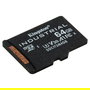 Kingston Tarjeta microSDXC 64GB Industrial C10 A1 pSLC UHS-I 100MB/s + Adaptador SD