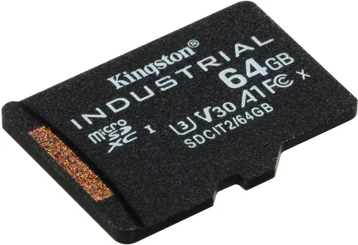 Kingston Tarjeta microSDXC Industrial 64GB con adaptador SD