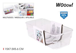 Wooow Organizador, Dimensiones: 15 x 7.5 x 5.6 cm, Modelo -144- (24 Unidades)