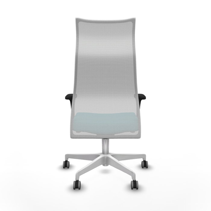 PIQUERAS Y CRESPO Sillón Albacete Mecanismo Sincro Turquesa/Blanco