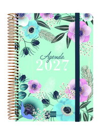 Finocam Agenda Anual 2027 Cloe Espiral Azul