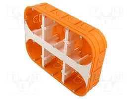 SIMET MULTIWALL caja de instalación naranja con separadores