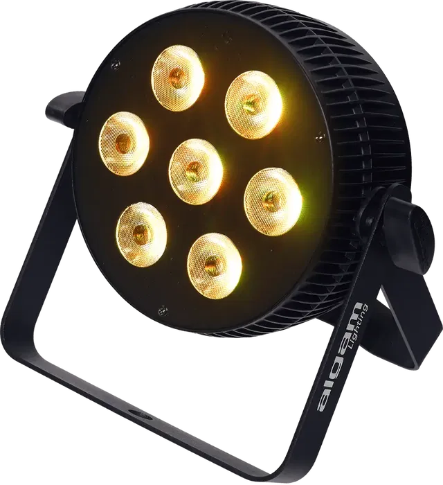 Algamlight Foco Proyector Led 7x10W 4-En-1 RGBW Slim