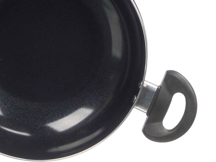 KINVARA Sartén Wok con Asas Antracita 24cm
