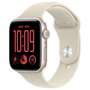 Apple Watch SE 3 GPS + Cellular 44mm Starlight Aluminium Case with Sand Sport Band - M/L