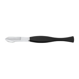 WEDO Radiermesser 17,5 cm con mango de plástico negro
