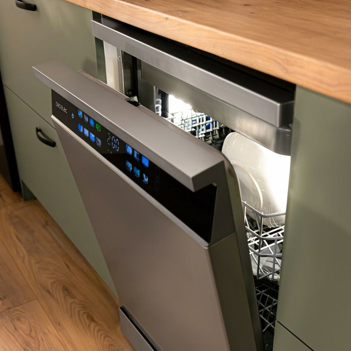 Lavavajillas Cecotec Bolero Aguazero 6700 Inox B 60 cm