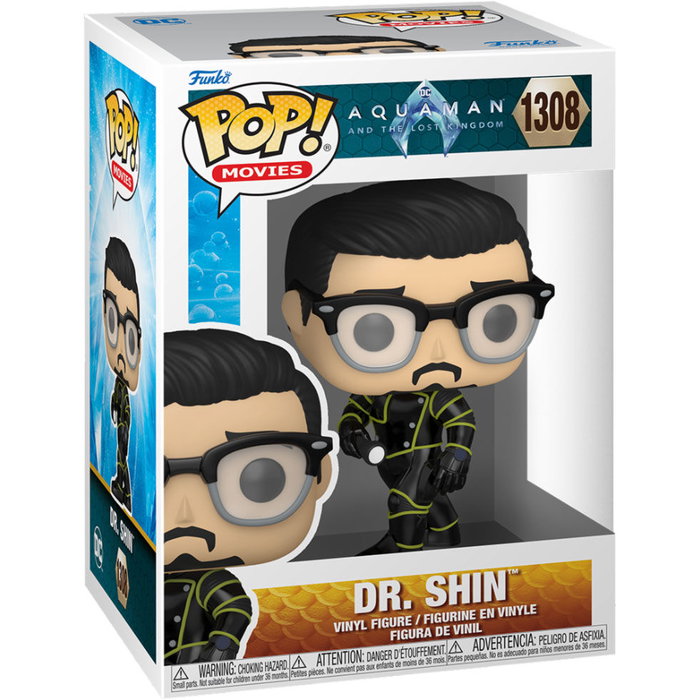 Funko POP DC Comics Aquaman y el Reino Perdido Figura de Vinilo Dr. Shin 9cm Caja Regalo