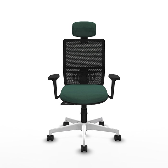 PIQUERAS Y CRESPO Silla de oficina Yunquera Verde botella con mecanismo Sincro PIQUERAS Y CRESPO Silla de oficina Yunquera Verde botella con mecanismo Sincro