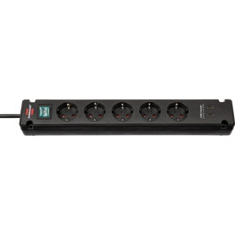 Brennenstuhl Bremounta 5fold Regleta de enchufes con 2 USB-C y 5 tomas