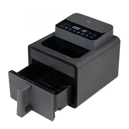 Jata Freidora de Aire JEFR1270, Ventanas Transparentes, 7L, 6 Programas, 1600W, Negra