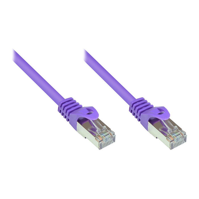 GoodConnections Cable de red Cat5e SF/UTP RJ45-RJ45, 0,15m, Violeta GoodConnections Cable de red Cat5e SF/UTP RJ45-RJ45, 0,15m, Violeta