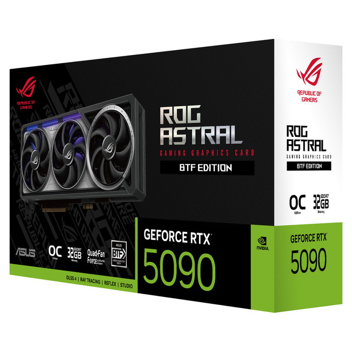 ASUS ROG Astral RTX5090-O32G-BTF-GAMING NVIDIA GeForce RTX 5090 32 GB GDDR7